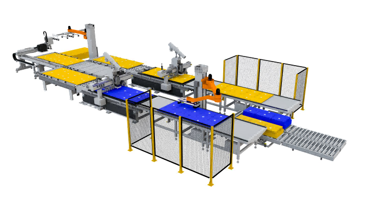 Cill neadaithe Excitech le Fís Robot 5cm ag greim agus ag cruachadh.